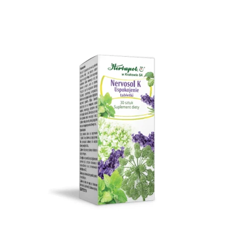 NERVOSOL K uspokojenie 30 tabletek / Herbapol