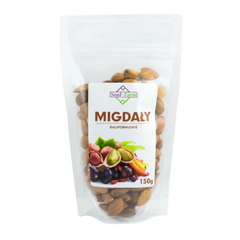 Migdały Kalifornijskie Naturalne 150g / Soul-Farm