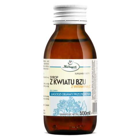 SYROP Z KWIATU BZU Z WITAMINĄ C 100 ml / Herbapol